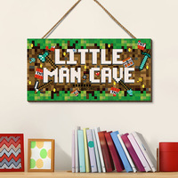 Panneau mural rectangulaire en bois Art Déco pour la décoration de la porte de la chambre de garçon