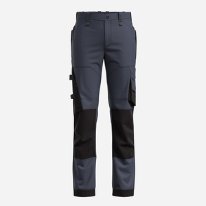 Safety Work Pants Multi Pockets Work Trousers Autumn Winter Worker Professional Performance Work Pants Grey Cotton OEM Service