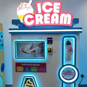 JOY FUNPLAY Factory Manufacture Fully Automatic Ice Cream <strong>Machine</strong> with Vending <strong>Machine</strong> - Product Image 3