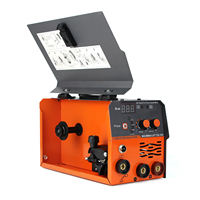 Corotc MIG-350A 220V Poste à Souder Portable en Acier Inoxydable 3-en-1 Nouvelle Technologie IGBT Inverseur MMA Lift TIG MIG Sans Gaz