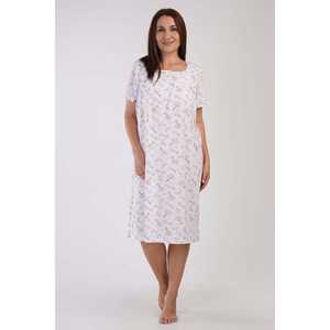 Camisón clásico de manga corta para mujer, rosa, tejido, suave, para dormir - Product Image 5