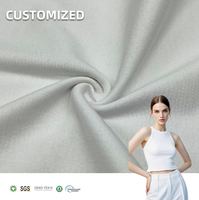 Tissu en jersey de coton biologique Pima 100% coton antibactérien pour vêtements