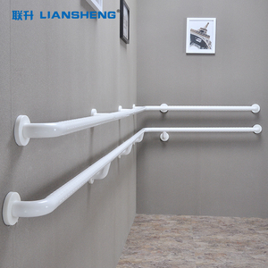 Main courante murale ronde en acier inoxydable et nylon pour <span class=keywords><strong>escalier</strong></span>, barre de maintien pour couloir - Product Image 3