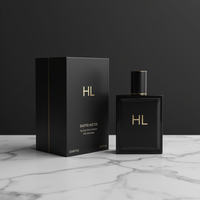 Bouteilles de parfum en verre réutilisables de 2oz 3oz 5oz 10ml 30ml 100ml contenants de parfums vides carrés avec boîte