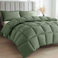 Parures de couette bio personnalisées avec inserts de couette, style simple, couleurs douces pour hôtels et maisons, fabriquées en polyester