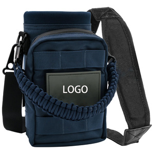 Durable Multi-Function Sports Tactical <b>Water</b> Bottle <b>Pouch</b> with MOLLE Attachment for Outdoor Adventures - Product Image 1