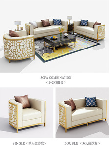 Precio <span class=keywords><strong>de</strong></span> fábrica barato personalizado tela <span class=keywords><strong>de</strong></span> acero inoxidable oro nuevo diseño muebles italianos <span class=keywords><strong>de</strong></span> lujo sofás <span class=keywords><strong>de</strong></span> sala <span class=keywords><strong>de</strong></span> estar - Product Image 4