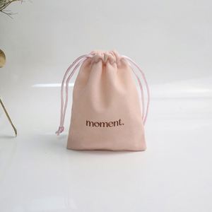 Custom Logo Velvet Dust <b>Bag</b> for Jewelry for Rings Necklaces Earrings and Bracelets Recyclable Makeup Cosmetic Support - Product Image 4