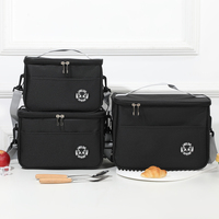 Sac isotherme personnalisé avec motif de lettres, étanche, à fermeture éclair, pour aliments