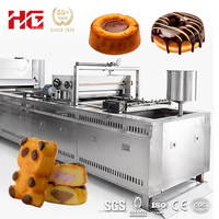 HG Vollautomatische 3D-Kuchenproduktionslinie Industrieller Teigmischer Mehlverarbeitung Schlüsselfertige Lösung 3D-Geformte Kuchenproduktionslinie
