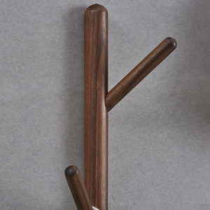 Wall Mounted Solid Wood Coat Rack <b>Hooks</b> For Living Room Bedroom Entryway With Hat And Bag Storage - Product Image 4