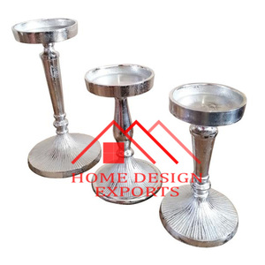 Soporte de vela 2025 de Metal 2024, candelabro de Venta caliente con soporte votivo de vidrio para decoraciones de centros de mesa - Product Image 5