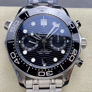 Reloj Mecánico de Buceo de Lujo de la Mejor Calidad, 44 mm, Fábrica N1, Movimiento 9900, Resistente al Agua, Bisel de Cerámica Negra, Cronógrafo, 300 m - Product Image 1