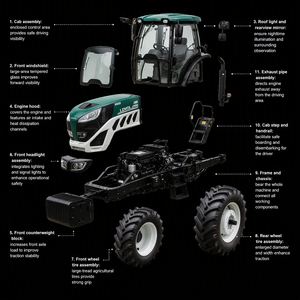 <span class=keywords><strong>รถ</strong></span>แทรกเตอร์การเกษตร LOVOL P2404-7V 240 แรงม้า ขับเคลื่อน 4 ล้อ ระบบเกียร์ CVT ยางล้อขนาดใหญ่ สำหรับงานภาคเกษตร - Product Image 6