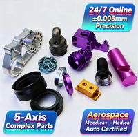 Hassas CNC İşlenmiş Parçalar Özel Metal Bileşenler 0.005mm Yüksek Hassasiyetli OEM Üretimi