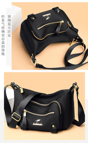 Nuevo Bolso Bandolera de Moda, Gran Capacidad, de Nylon Suave, Bolso de Mano para Mujer, Diseño de Lujo - Product Image 2