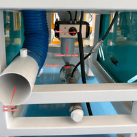 Machine de remplissage et de scellage semi-automatique de granulés de 50 kg avec entraînement pneumatique à économie d'énergie pour applications chimiques