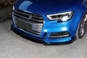 Top venduto S3 paraurti anteriore labbro in fibra di carbonio per Audi S3 <span class=keywords><strong>A3</strong></span> 8v berlina 4 porte 2017-2019 - Product Image 3