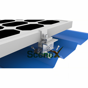 Kit de vis universelles réglables <span class=keywords><strong>Schletter</strong></span> SingleFix-V Solo 1 X pour fixation de panneaux solaires sur toit en tôle trapézoïdale - Product Image 4