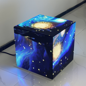 NOUVEAU Produit populaire Logo mural de magasin intérieur extérieur P3.91 P2.5 Cube magique wifi 4G Écran d'affichage LED cube - Product Image 1