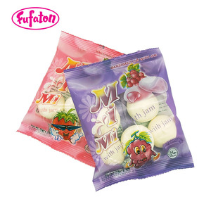 Caramelle Marshmallow Ripiene di Marmellata alla Fragola, Marshmallow Bianco al Gusto di Frutta - Product Image 3