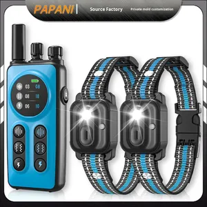 Nuovo Collare Addestratore per Cani con Telecomando, Antiabbaio, Vibrazione e Scossa Elettrica, Impermeabile per Esterni, Ricaricabile - Product Image 1