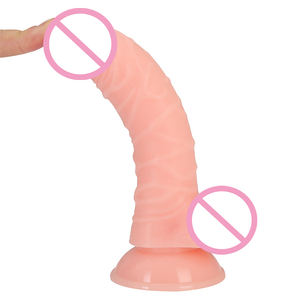 Fabriek Zwarte Huid Pvc Dildo Met Zuignap Zachte Realistische Penis Lul Voor Vagina Anale G-Spot Stimulatie Seksspeeltjes Voor Vrouwen - Product Image 5