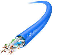 Cable de Red Gigabit UTP de 8 Núcleos OUFU OEM/ODM Cat5e Cat6 Cat6A Cat7, 300m, Núcleo de Cobre Libre de Oxígeno