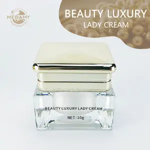 Best Private Label Beauty Whitening Pearl Glowing Lady Skin Care Ladies Face Cream Oem Lightening Anti Aging White Lady Cream