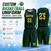 Uniforme de Baloncesto Personalizado al por Mayor con Logotipo Sublimado, Chaleco y Pantalones Cortos de Baloncesto para Hombre y Mujer, Conjunto de Dos Piezas