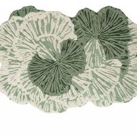 Tapis en laine fait main, classique et moderne, couleur unie, à poils longs, noué à la main, pour salon