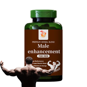 Capsules d'amélioration masculine en gros d'usine avec extrait de Horny Goat Weed et extrait de Tribulus Terrestris, contribuant à réduire le stress - Product Image 1