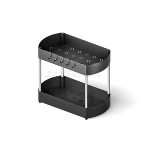 Étagère polyvalente à 2 niveaux en acier inoxydable pour le rangement des épices <span class=keywords><strong>de</strong></span> la <span class=keywords><strong>cuisine</strong></span> sous l'évier Étagère d'organisation pour les armoires <span class=keywords><strong>de</strong></span> <span class=keywords><strong>cuisine</strong></span> <span class=keywords><strong>Salle</strong></span> <span class=keywords><strong>de</strong></span> <span class=keywords><strong>bain</strong></span> - Product Image 5