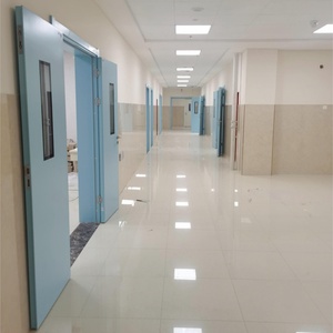 Portes de salle d'opération médicales anti-éclatement coulissantes pour salle blanche d'hôpital, portes coulissantes à battants hermétiques - Product Image 5