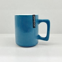 Tasse à glaçure de couleur multiple nouvelle tasse à cadeau en céramique de porcelaine bon marché