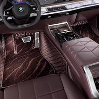 Alfombrillas de Coche de Cuero Impermeables Antideslizantes, Hechas a Medida para Ranger Elantra, Juego de 3 Piezas de Cobertura Total para una Fácil Limpieza del Interior del Coche
