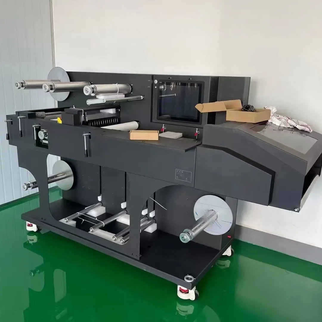 High Accuracy Printing And Die Cutting Label Roll To Roll Digital Printing Machine