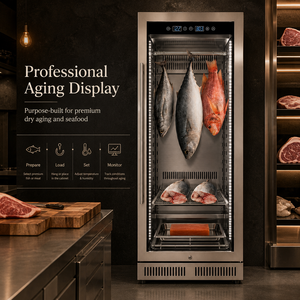 Armoire de maturation à sec commerciale 52L pour viande 1-22 ° Contrôle de l'humidité pour restaurant de steaks, boucherie, hôtel - Product Image 5