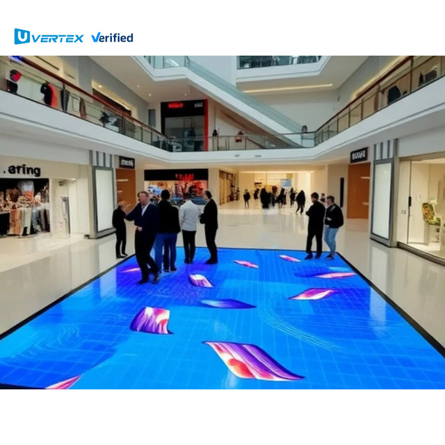 Customized P3.91 Dance Interactive Tile Screen 3d Dance Floor Standing Led Display Panel for Dance Floor Interaction