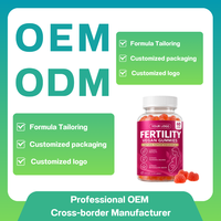 Gummies véganes pour la fertilité OEM/ODM – Soutien hormonal féminin – Complément alimentaire à marque privée pour la fertilité des femmes