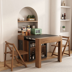 <span class=keywords><strong>Tavolo</strong></span> da pranzo moderno multifunzionale <span class=keywords><strong>tavolo</strong></span> retrattile pieghevole in legno <span class=keywords><strong>tavolo</strong></span> da pranzo <span class=keywords><strong>cucina</strong></span> ristorante - Product Image 4