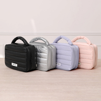 Sac organisateur de câbles de voyage multifonctionnel portable en nylon de haute qualité à trois couches pour le rangement des accessoires électroniques Logo personnalisé