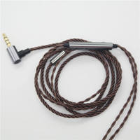 Nouveauté Câble audio pour écouteurs intra-auriculaires coaxial OFC 2 broches 0,78 1,2 m pour 64audio Trn Jh Audio Microphone Accessoires pour haut-parleurs