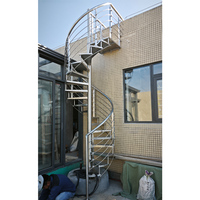 Escaliers en spirale en fer/escalier en spirale moderne/escaliers en spirale industriels