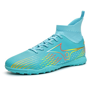 Nuevas zapatillas de fútbol transfronterizas, de caña alta para hombre y mujer, para estudiantes adultos, competición universitaria, con tacos, para entrenamiento. - Product Image 1