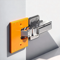 Placa de Fijación Magnética para Posicionamiento de Bisagras de Plástico, Herramienta de Instalación Rápida para Puertas de Armario, ODM