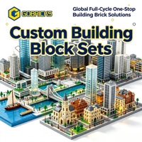 Gobricks - Juego de Bloques de Construcción Personalizados, Rascacielos de Ciudad, Modelo Arquitectónico a Escala, Piezas Impresas en 3D, Kit de Bloques de Construcción Personalizados