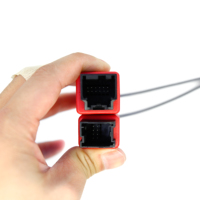 Câble adaptateur de mise à niveau Autel Chrysler 12+8 Red Square pour MS908 MS906 MaxiSys X431 Jeep Dodge Maserati Nissan Connecteur OBD2