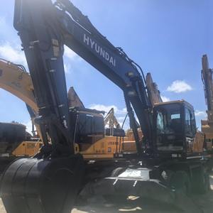 รถขุดไฮดรอลิกเคลื่อนที่ Hyundai R210W ลดราคาพิเศษ เดินทางเร็ว เหมาะสำหรับงานก่อสร้างถนนและโครงการในเมือง - Product Image 5