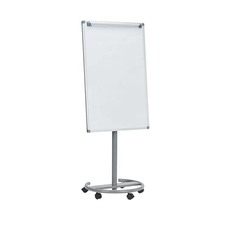 Flip chart Stand mobile Whiteboard Flip chart Präsentation Staffelei Aluminium rahmen magnetisches Whiteboard Flip chart mit Rädern